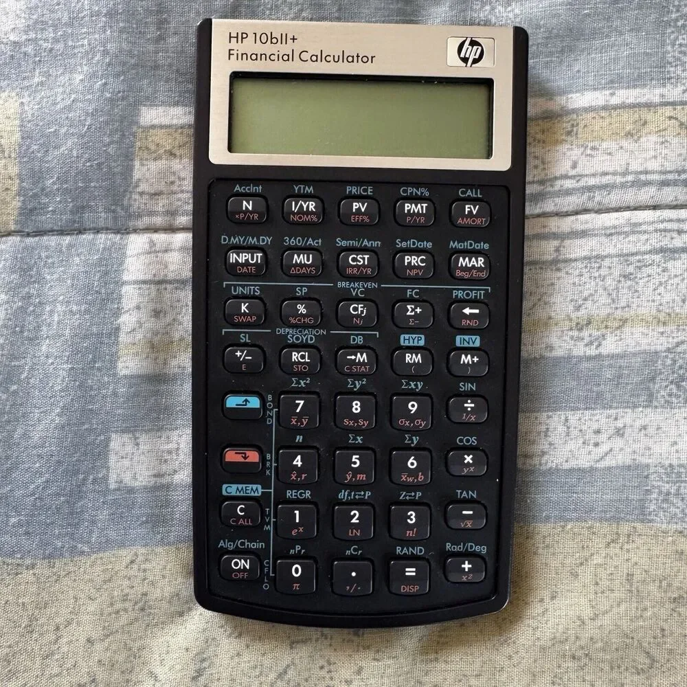 HP-10BII Financial Calculator Black